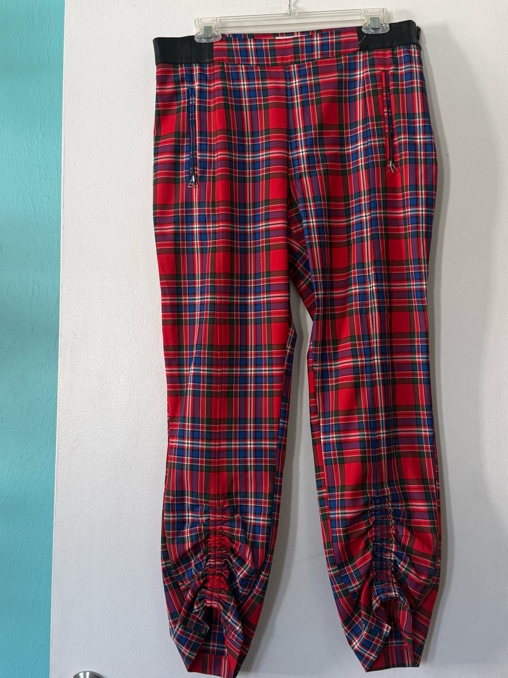 TANYA TAYLOR Women's Plaid Flannel Carrington Pants